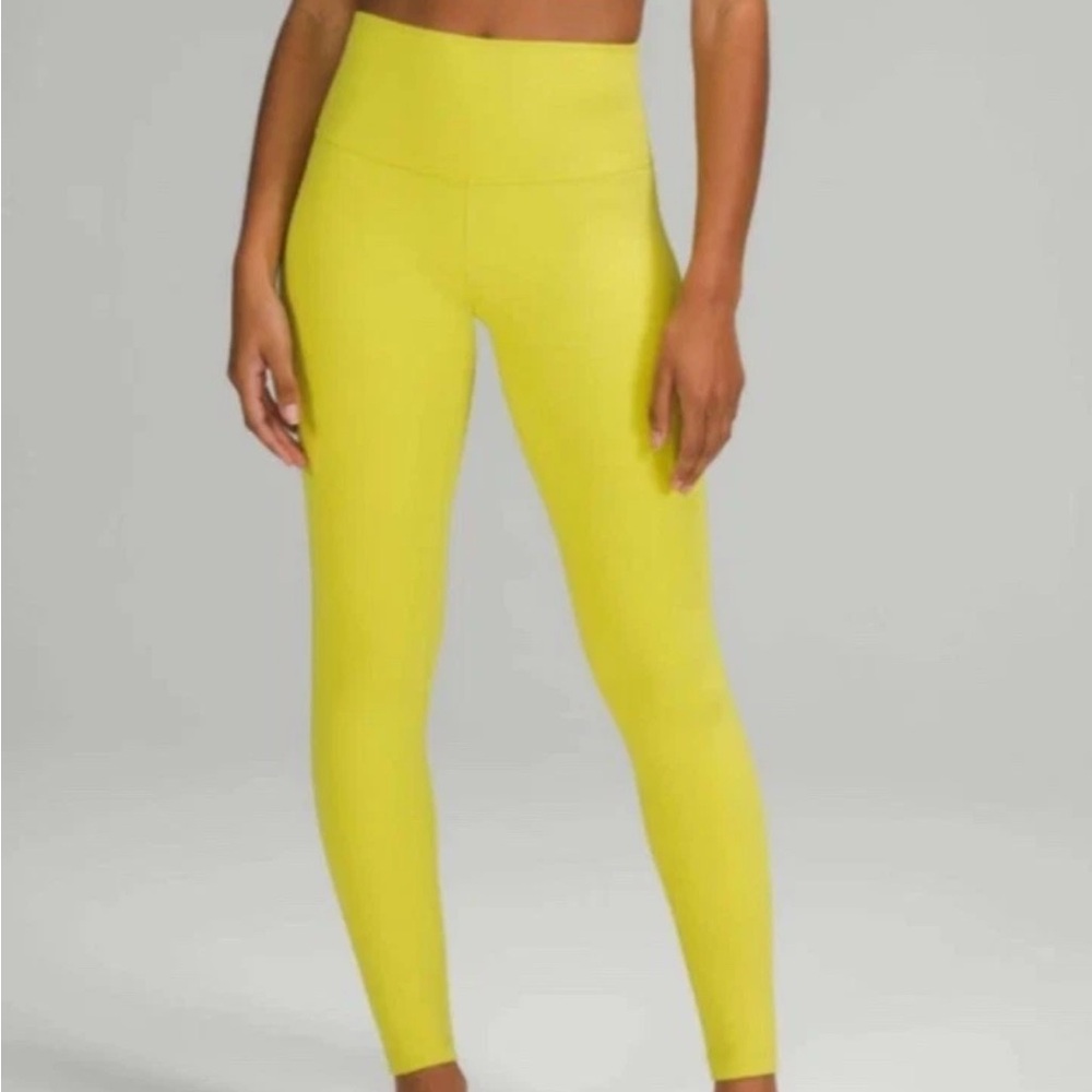 lululemon athletica High-Rise Yellow Leggings